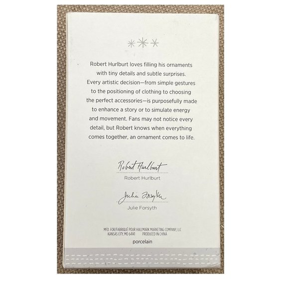 Hallmark Keepsake Collectable Procelain "On Wings Of Hope" Christmas Ornament - Picture 2 of 5